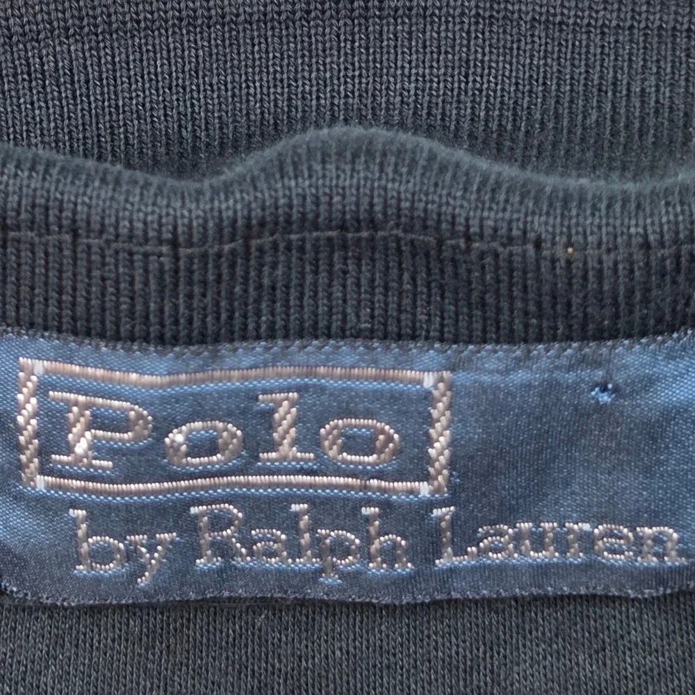 Polo Ralph Lauren Long Sleeve Polo Mens XL Pima Interlock Flesh Pony Black Shirt